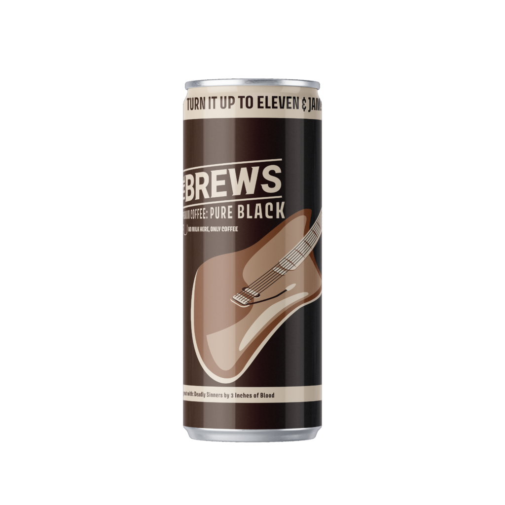 Can of Pure Black Brews Coffee