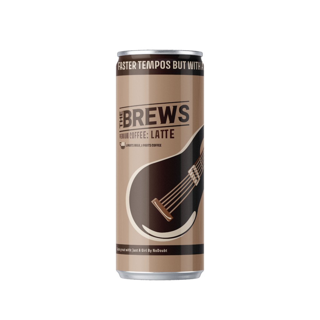 Can of Latte Brews Coffee